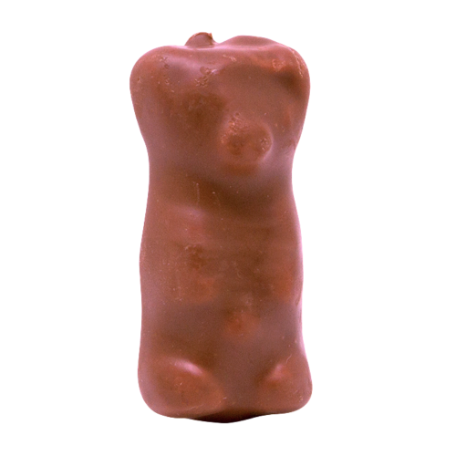Ourson guimauve chocolat au lait ±9g 4,5cm (Bte : 600pcs)