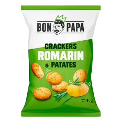 Crakers saveur romarin et patate  40g  (Bte : 50 pcs)