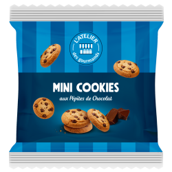 Mini cookies - sachet fraicheur 80g  (Bte : 75pcs)