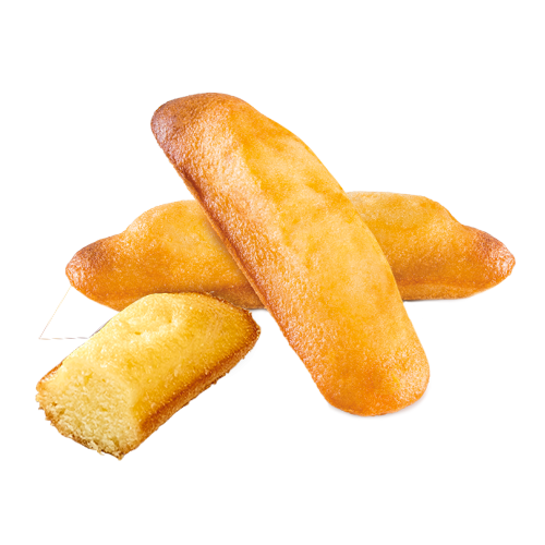Madeleines longues sachet fraîcheur 2pcs 25grs (Bte : 150pcs)