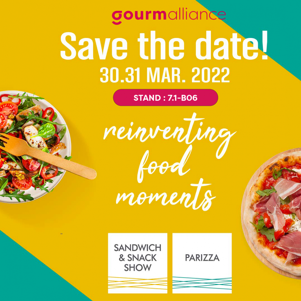 Gourmalliance au Sandwich & Snack Show les 30 & 31 mars 2022 
